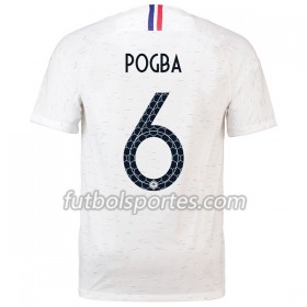 Camisetas Francia Pogba 6 Segunda Equipacion Mundial 2018
